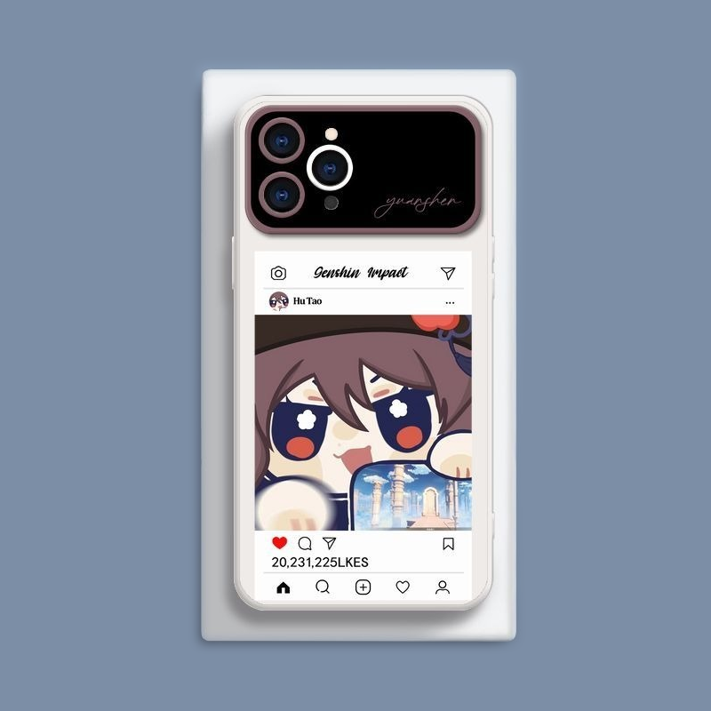 原神液態大視窗全包矽膠防摔軟殼-CASEZONE