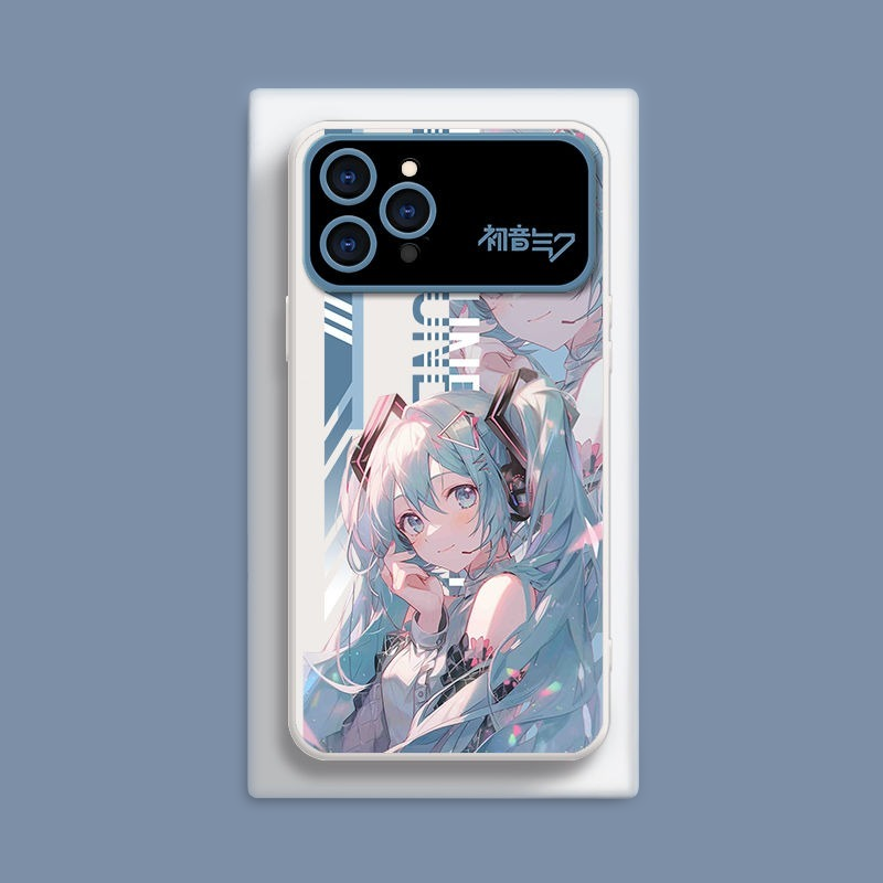 初音未來液態大視窗全包矽膠防摔軟殼-CASEZONE