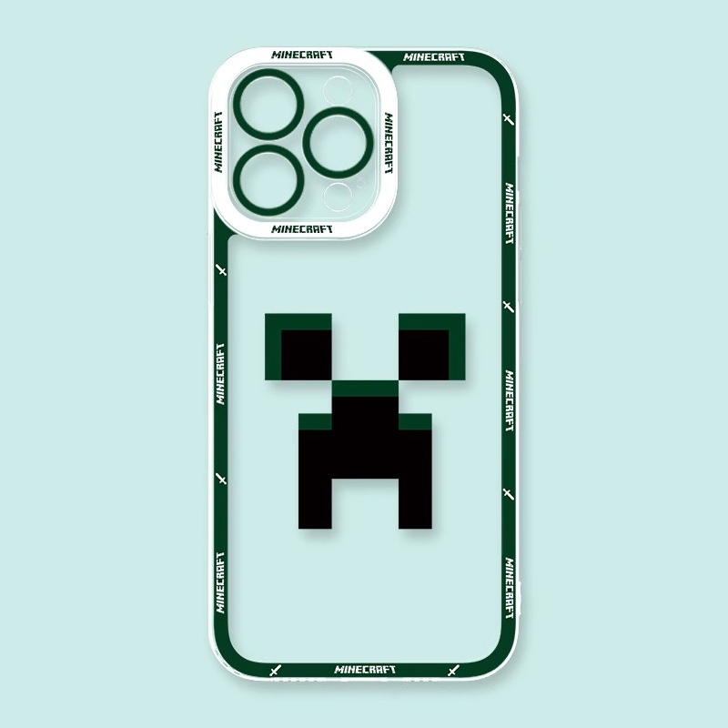 Minecraft我的世界透明防摔軟殼-CASEZONE