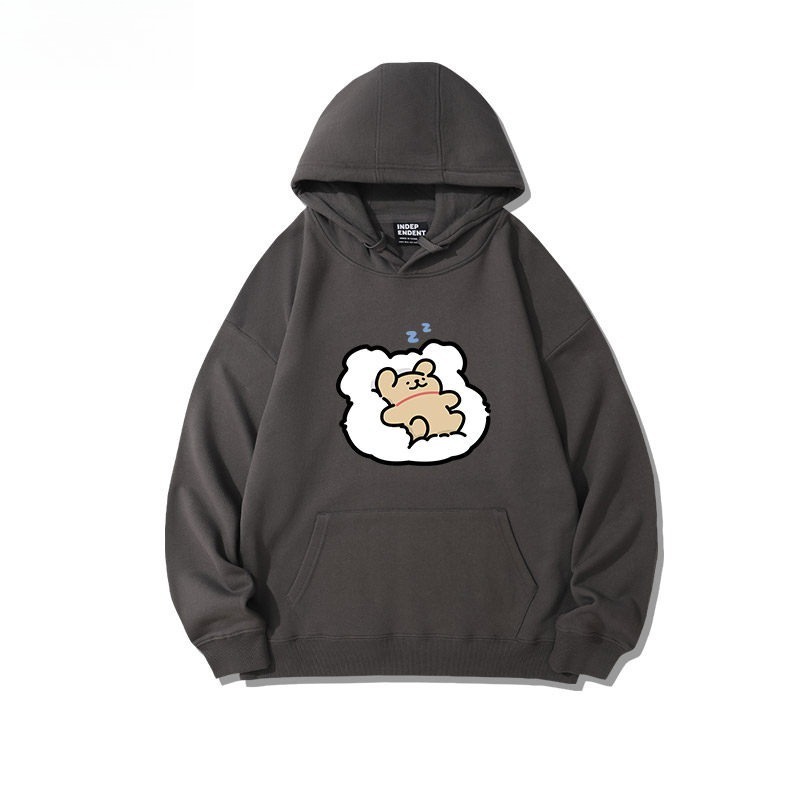 線條小狗 聯名衛衣2026秋冬新款親子情侶裝連帽衛衣