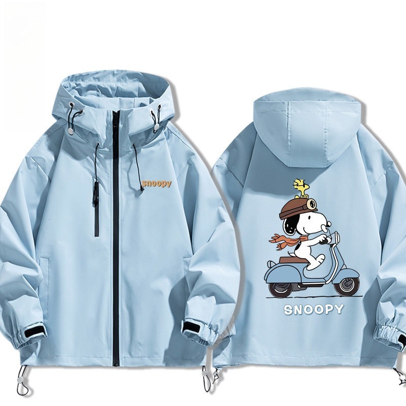 史努比周邊 男女同款秋冬衝鋒衣