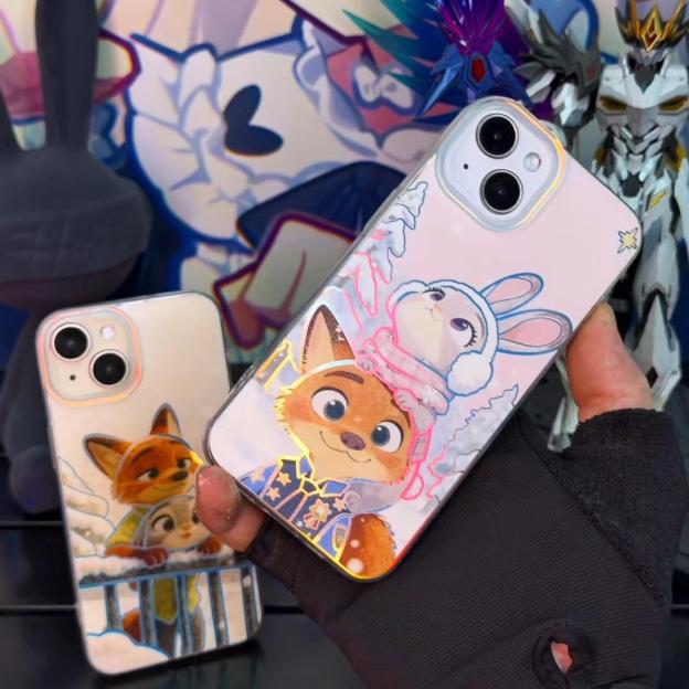 動物方城市 極光金漸變手機殼