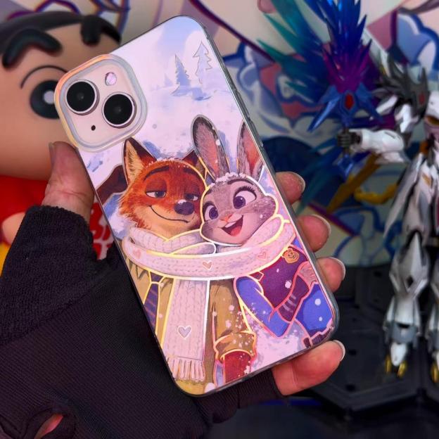 動物方城市 極光金漸變手機殼