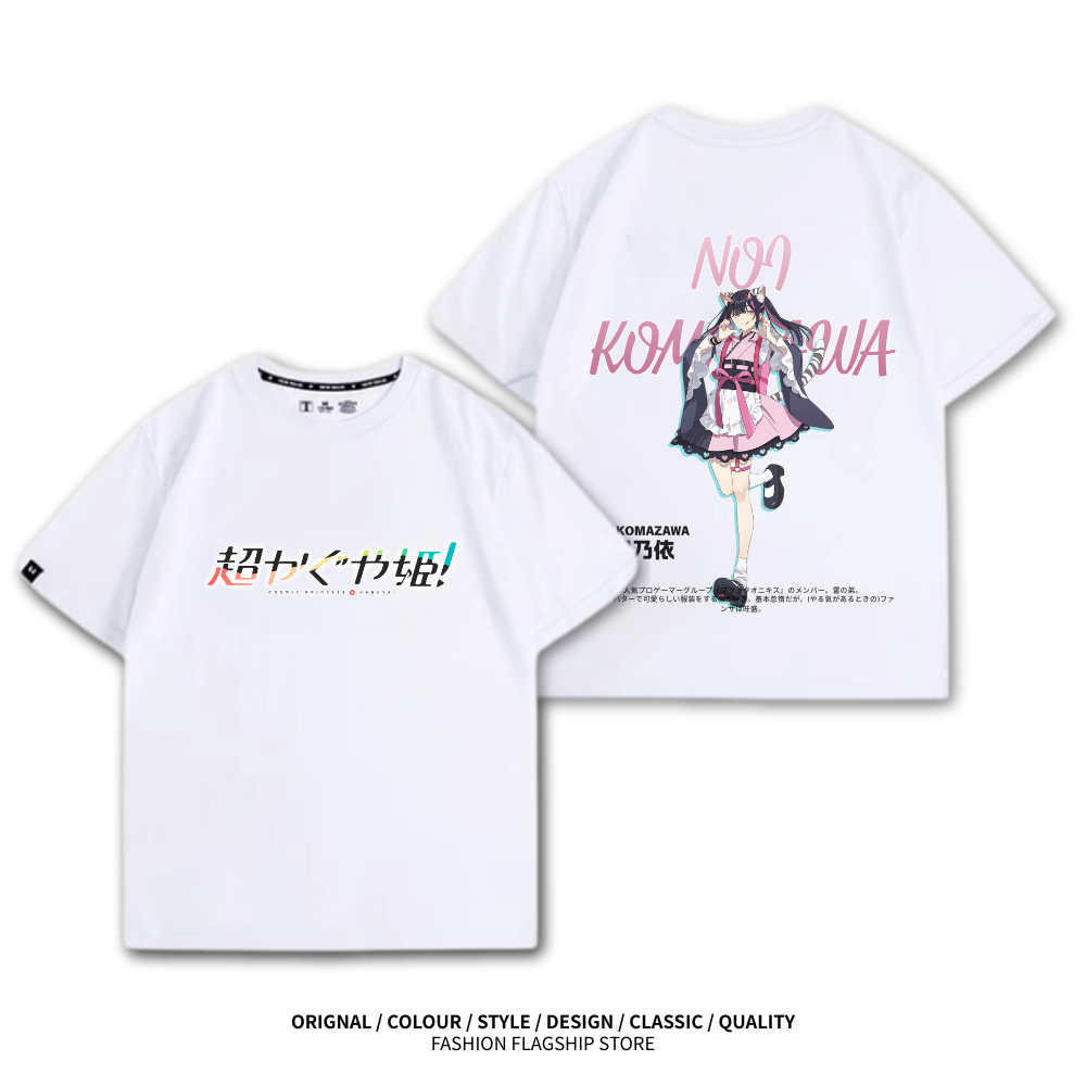 超時空輝耀姬 動漫主題印花短袖T恤