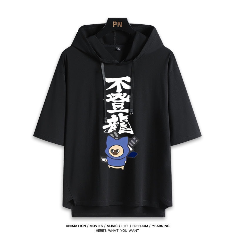 魔物獵人新款 親子情侶男女款連帽短袖T恤