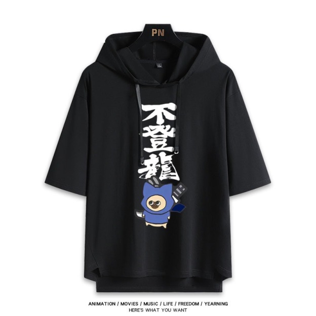 魔物獵人新款 親子情侶男女款連帽短袖T恤