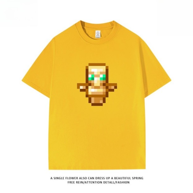 Minecraft不死圖騰 印花短袖T恤