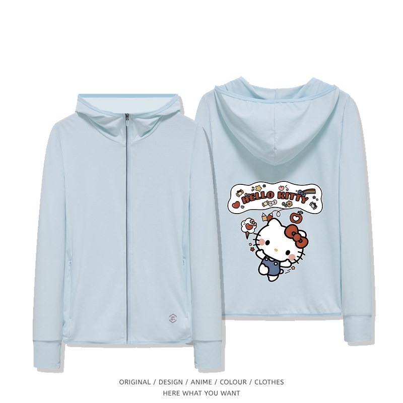 凱蒂貓 Hello Kitty 夏季通勤冰絲速乾涼感防曬外套