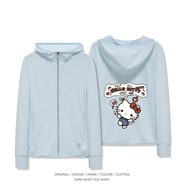 凱蒂貓 Hello Kitty 夏季通勤冰絲速乾涼感防曬外套