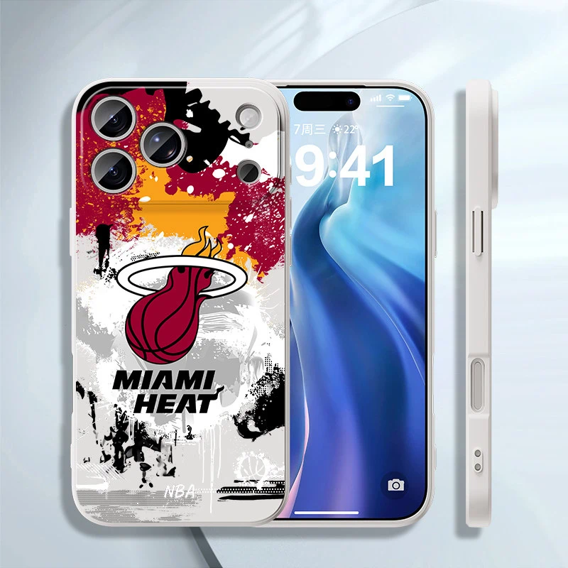 NBA 水墨風液態矽膠手機殼