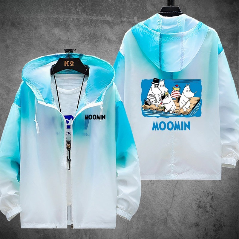 姆明一族Moomins 輕薄透氣漸變防曬衣外套