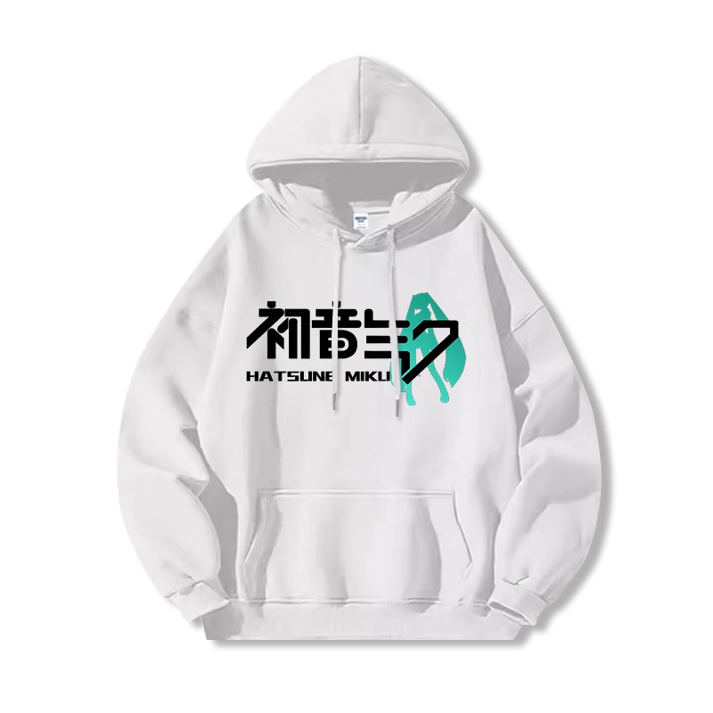 初音未來 聯名衛衣2025秋冬新款 親子情侶裝連帽衛衣