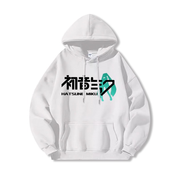 初音未來 聯名衛衣2025秋冬新款 親子情侶裝連帽衛衣