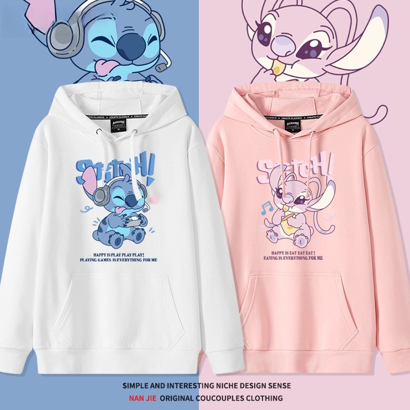 星際寶貝新款 親子情侶男女連帽衛衣