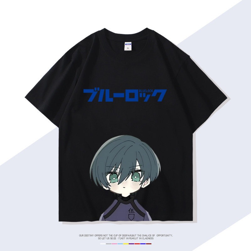 藍色監獄日系百搭純棉短袖T恤