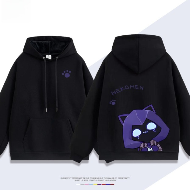 瓦羅蘭特歐門貓貓新款 親子情侶男女連帽衛衣