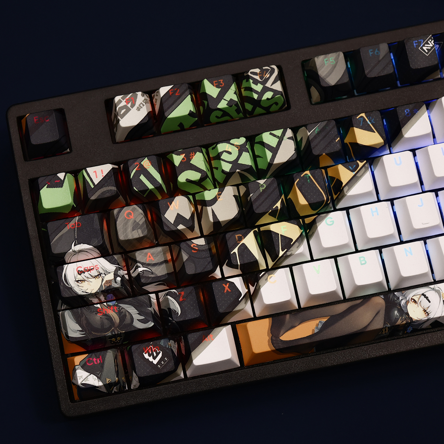 絕區零儀玄 108鍵 標準配列 衛星軸鍵帽-CASEZONE