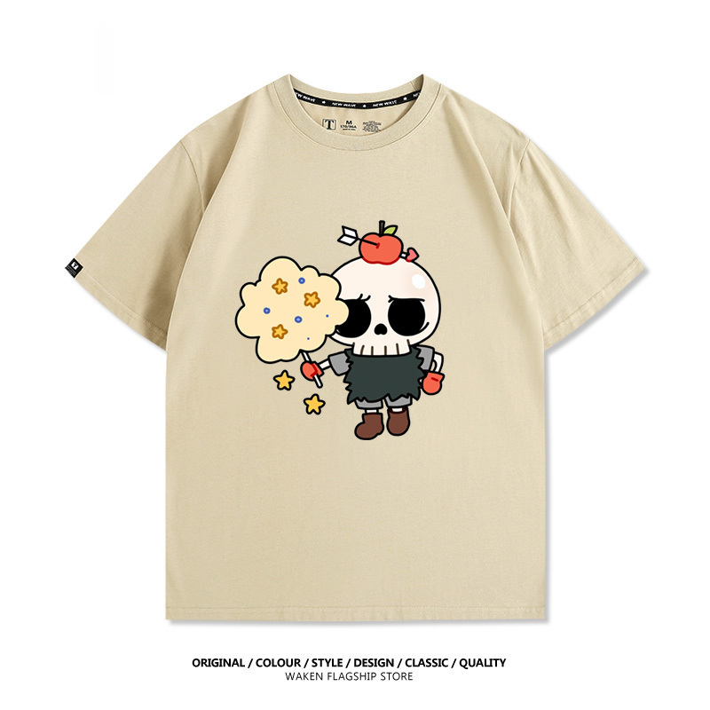 Labubu周邊卡通 印花短袖T恤-CASEZONE