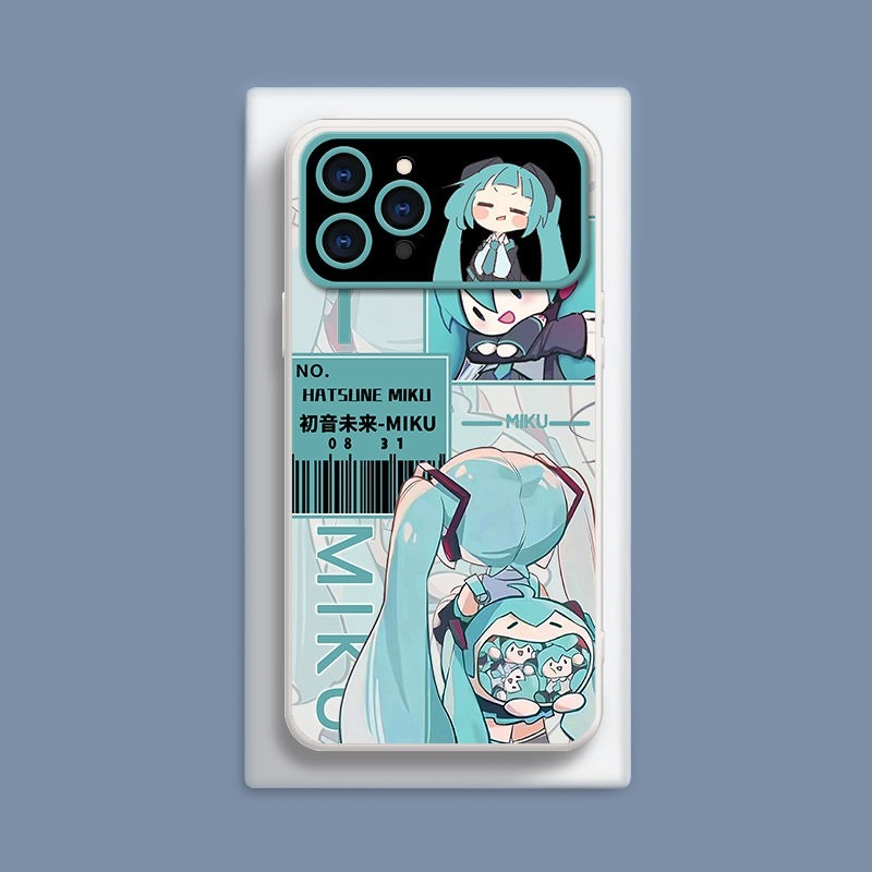 初音未來液態大視窗全包矽膠防摔軟殼-CASEZONE
