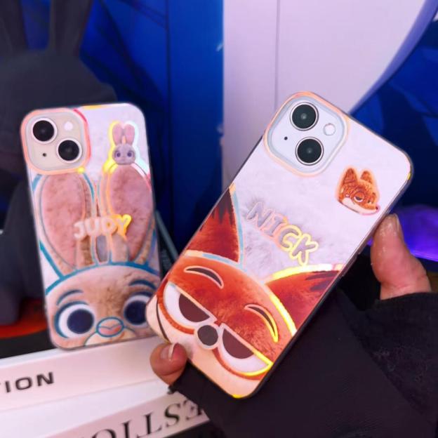 動物方城市 極光金漸變手機殼