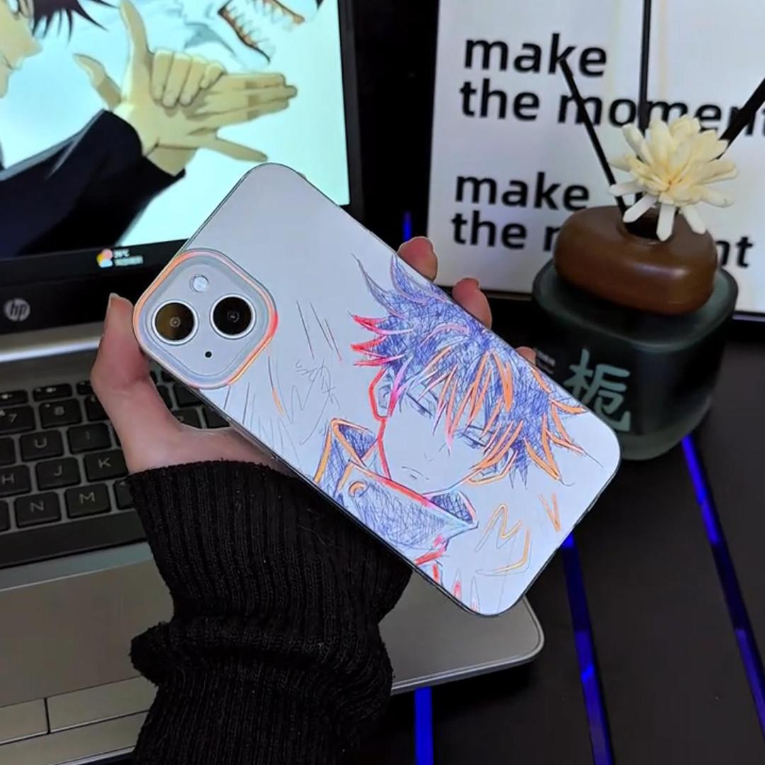 咒術迴戰 極光金漸變手機殼