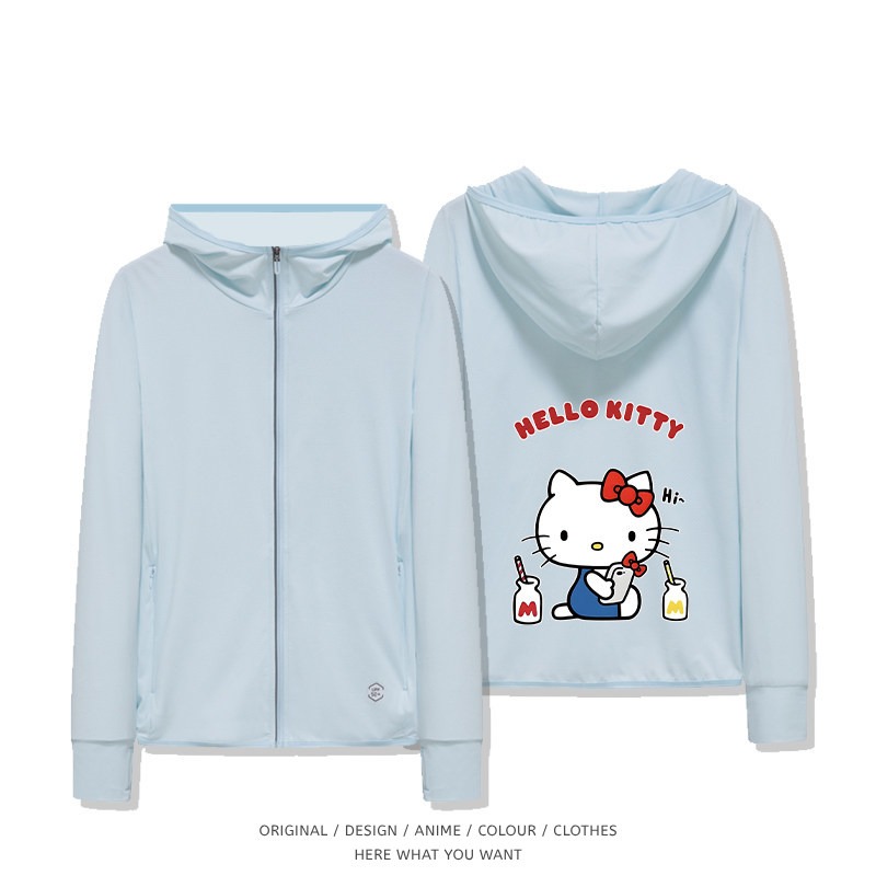 凱蒂貓 Hello Kitty 夏季通勤冰絲速乾涼感防曬外套