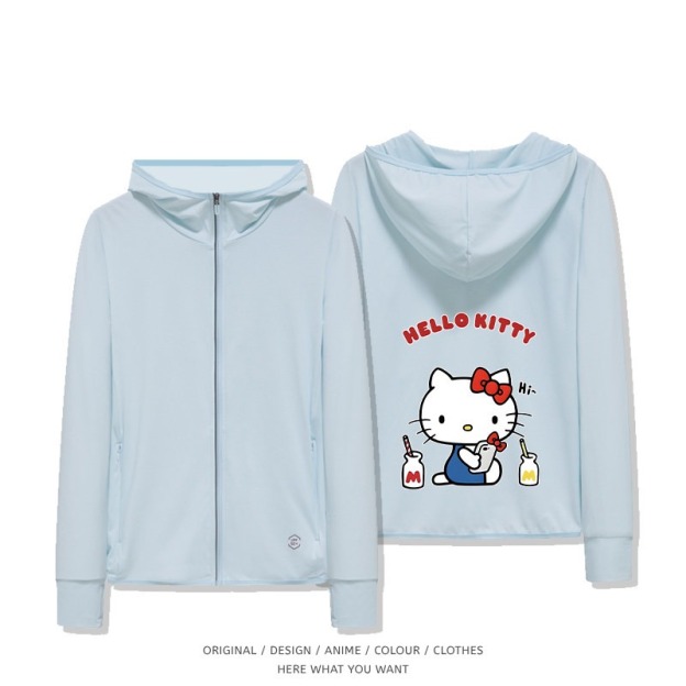 凱蒂貓 Hello Kitty 夏季通勤冰絲速乾涼感防曬外套