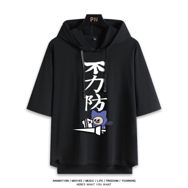 魔物獵人新款 親子情侶男女款連帽短袖T恤