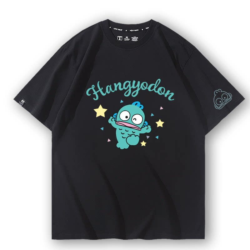 三麗鷗丑魚半人魚漢頓 印花短袖T恤