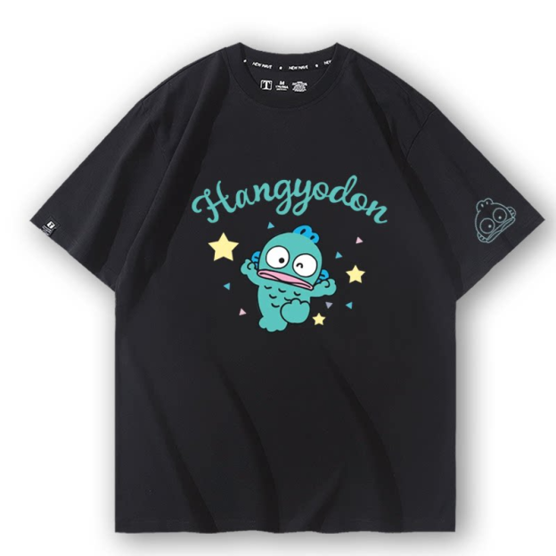 三麗鷗丑魚半人魚漢頓 印花短袖T恤