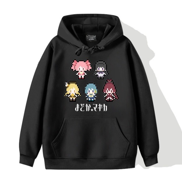 魔法少女小圓新款 親子情侶裝連帽衛衣