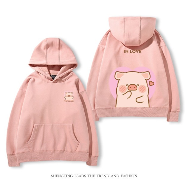 罐頭豬LULU 2025秋冬新款 親子情侶裝連帽衛衣