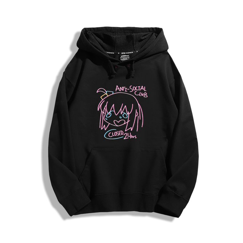孤獨搖滾新款 親子情侶男女款連帽衛衣-CASEZONE