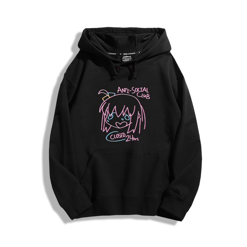 孤獨搖滾新款 親子情侶男女款連帽衛衣-CASEZONE