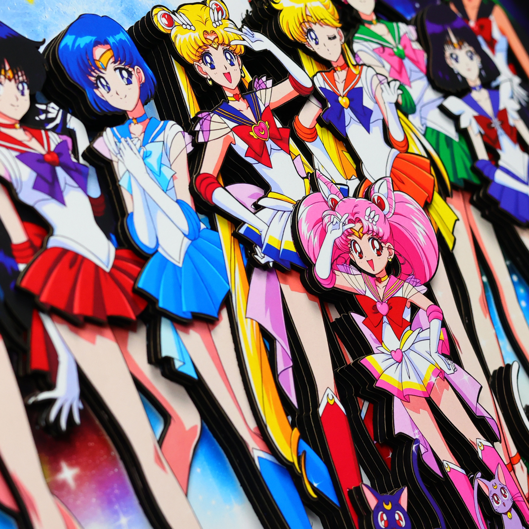 美少女戰士 3D立體畫-CASEZONE