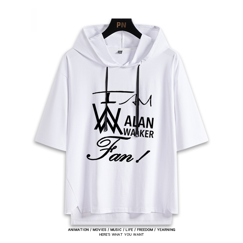 艾倫沃克 Alan Walker 連帽短袖T恤-CASEZONE