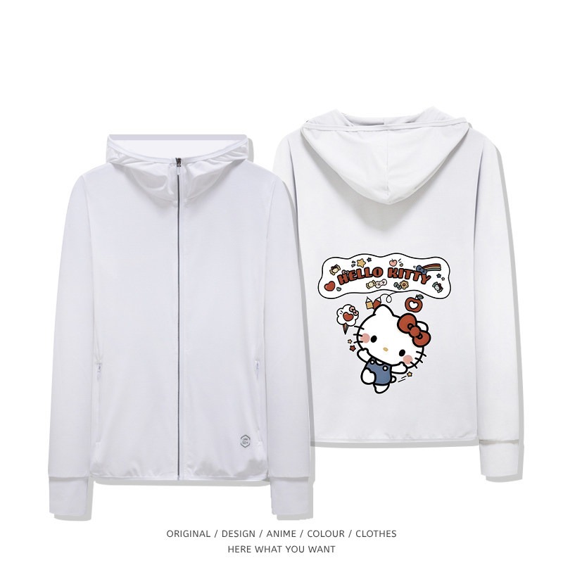 凱蒂貓 Hello Kitty 夏季通勤冰絲速乾涼感防曬外套