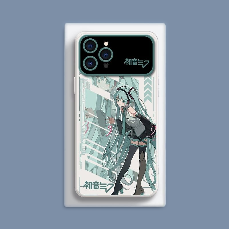 初音未來液態大視窗全包矽膠防摔軟殼-CASEZONE