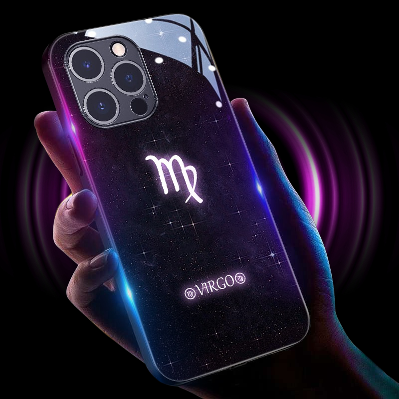 十二星座來電閃智能發光手機殼-CASEZONE