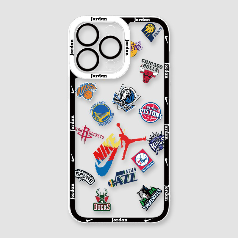 喬丹NBA籃球透明防摔軟殼-CASEZONE