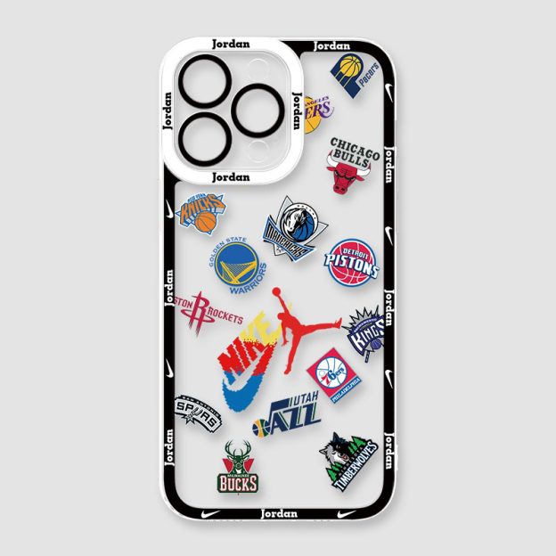 喬丹NBA籃球透明防摔軟殼-CASEZONE