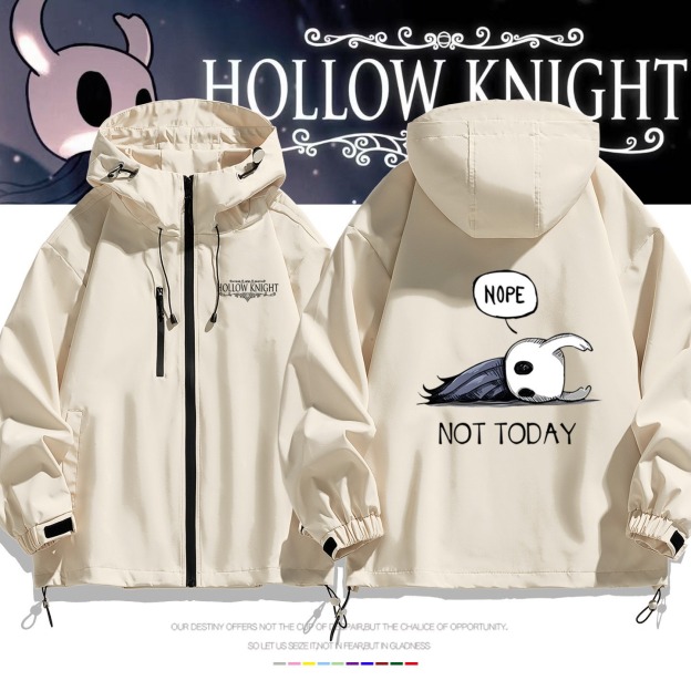 空洞騎士Hollow Knight周邊 男女同款秋冬衝鋒衣