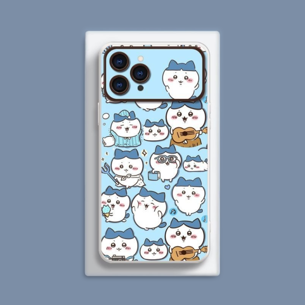 Chiikawa液態大視窗全包矽膠防摔軟殼-CASEZONE