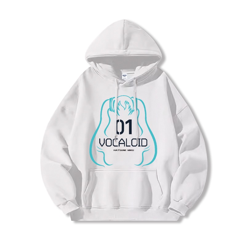 初音未來 聯名衛衣2025秋冬新款 親子情侶裝連帽衛衣