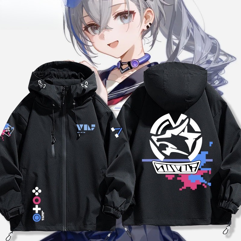 星穹鐵道銀狼周邊 男女同款秋冬衝鋒衣
