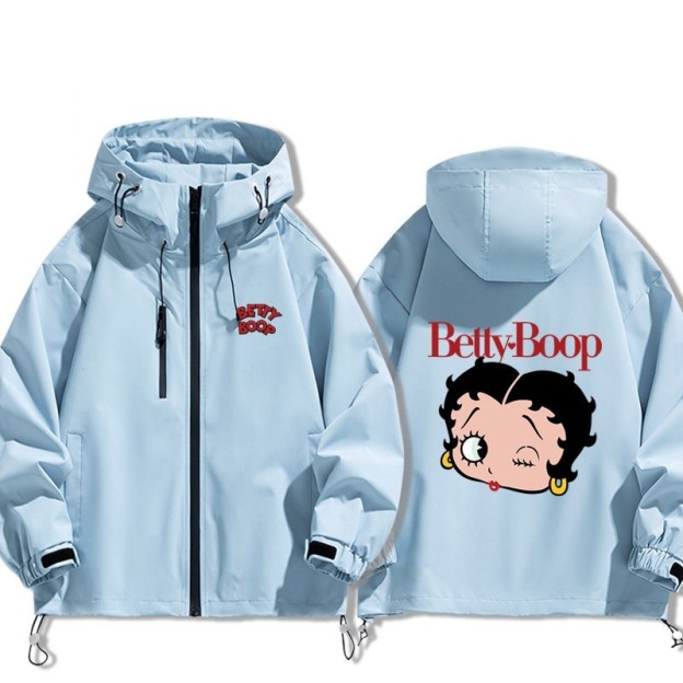 Betty Boop貝蒂娃娃周邊 男女同款秋冬衝鋒衣