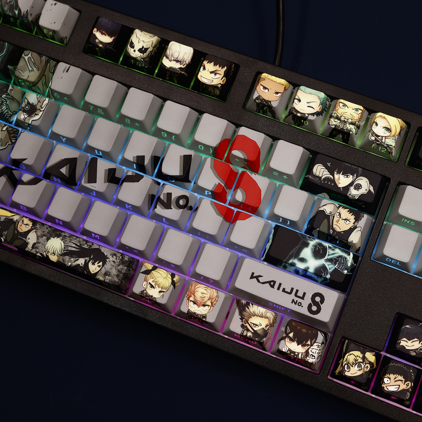 怪獸8號 108鍵 標準配列 衛星軸鍵帽-CASEZONE