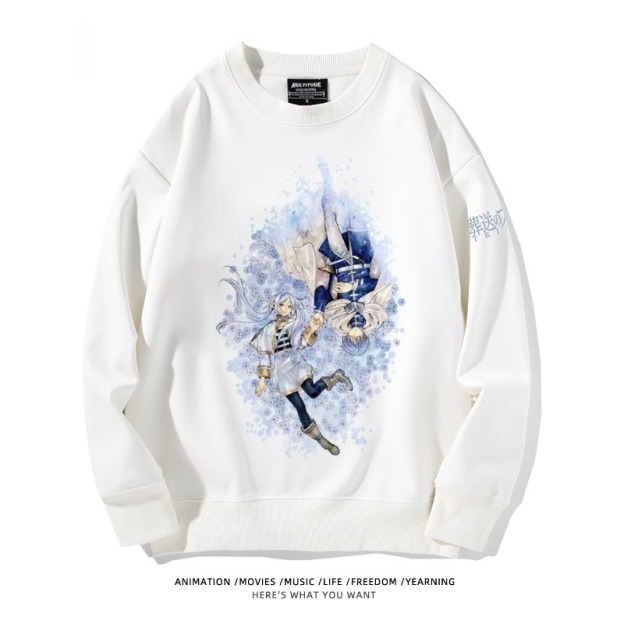 葬送的芙莉蓮 秋冬新款 親子情侶裝圓領長袖