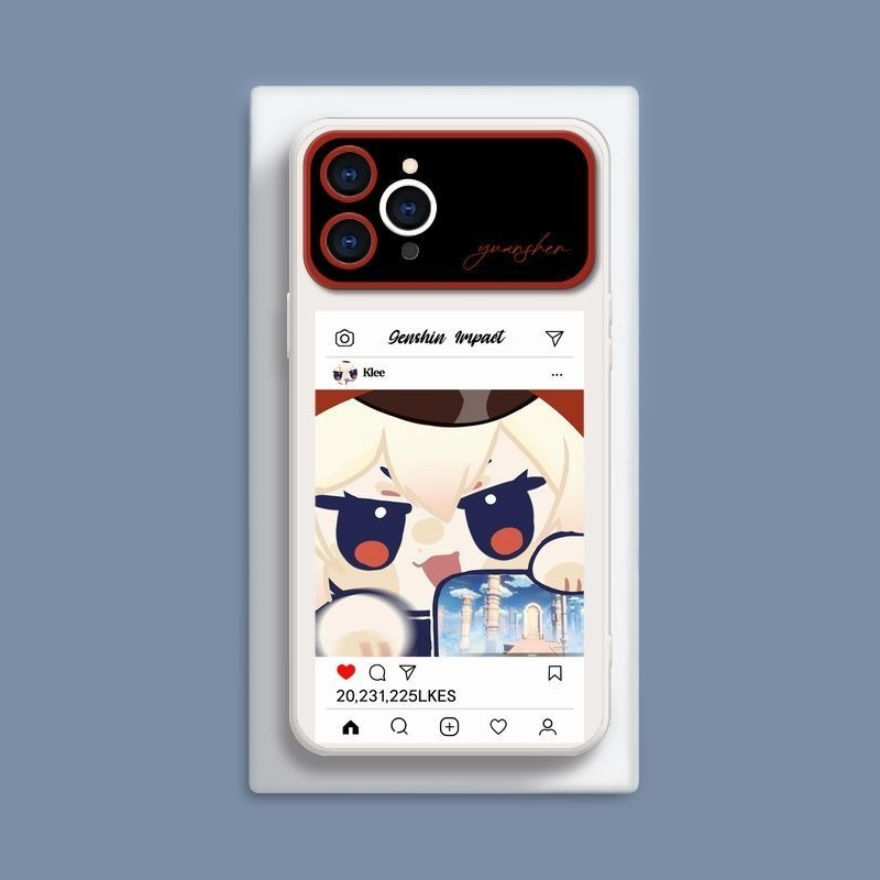 原神液態大視窗全包矽膠防摔軟殼-CASEZONE