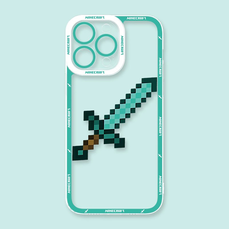 Minecraft我的世界透明防摔軟殼-CASEZONE